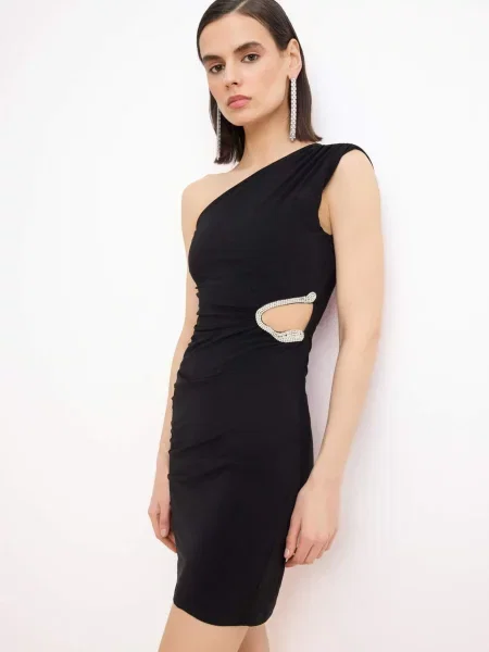 Trendyol Rochie de cocktail / argintiu negru