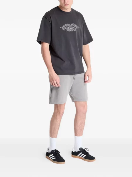 Tricou Guess cu imagine gri