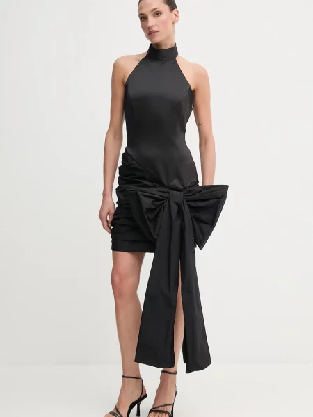 Rotate rochie mini mulată negru