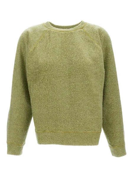 Pulover Epl cu decolteu rotund verde