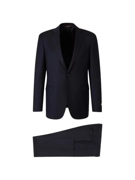 Costum Canali de lână albastru