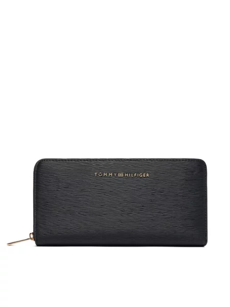 Tommy Hilfiger portfel z imitacji skóry czarny