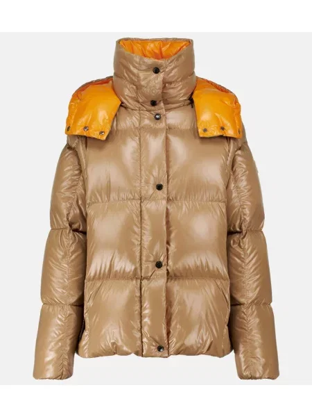 Geacă cu puf Moncler bej