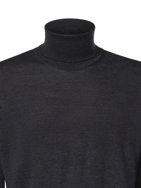 Sweter Alpha Studio wełniany szary