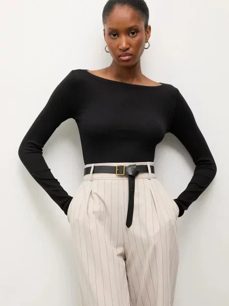 Majica dugih rukava Answear.LAB crna