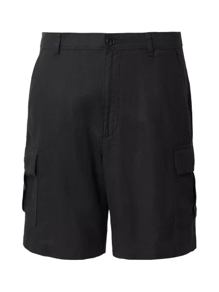 Šortky z materiálu Calvin Klein Jeans černé