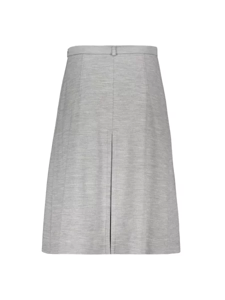 Spódnica midi Burberry wełniana szara