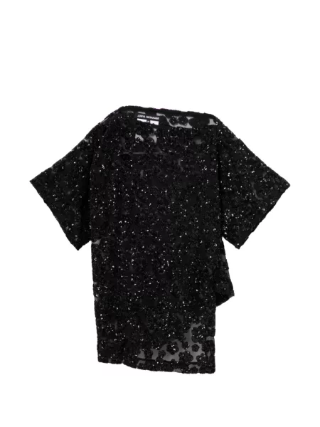 Top Junya Watanabe cu paiete negru