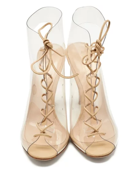 Сандали Gianvito Rossi с връзки с дантела