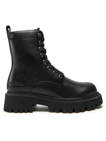 Полуотворени обувки Napapijri за туризъм черно