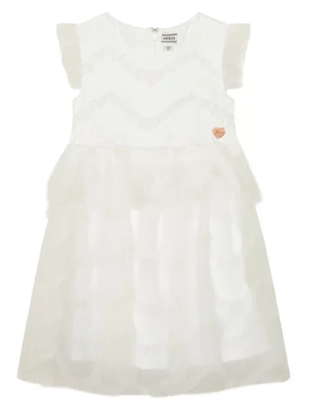 Guess Sukienka elegancka biały