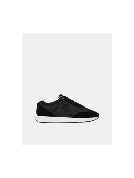 Calvin Klein sportcipő RETRO RUNNER LACE UP MG fekete fehér