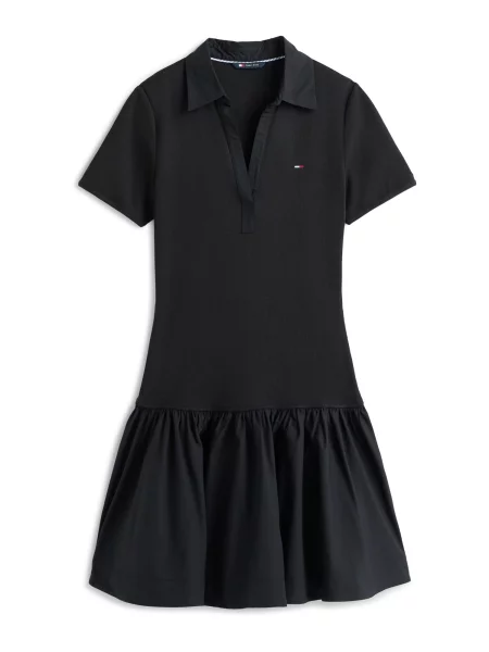 Džinsinė suknelė Tommy Jeans juoda