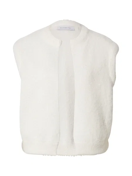 RINO & PELLE Pleten brezrokavnik Elona volneno bela