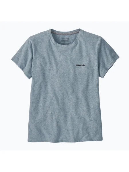 Дамска термална тениска Patagonia Logo Responsibili-Tee синьо