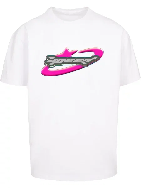 Tricou Mister Tee cu autograf alb
