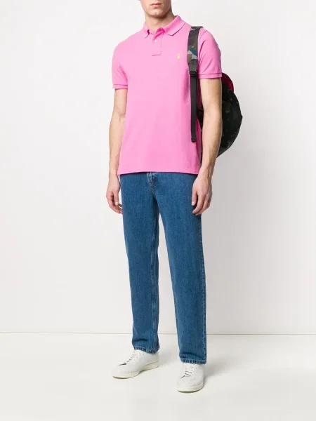 Поло тениска Polo Ralph Lauren розово