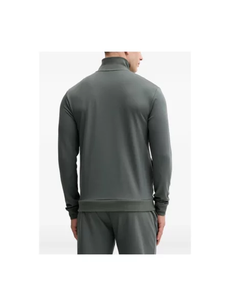 Bluza rozpinana Boss zielona