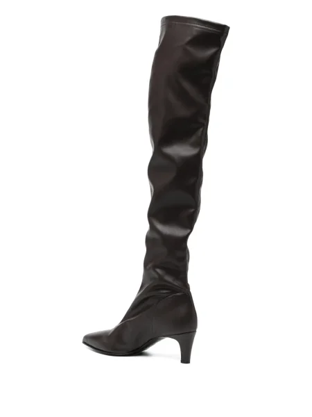 Botine Chuckies din piele maro