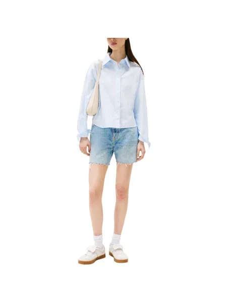 Tommy Jeans Košeľa modrá