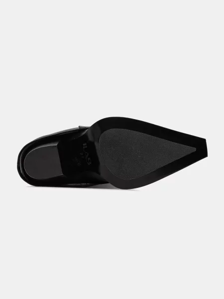 Кожаные сапоги Answear.lab черные