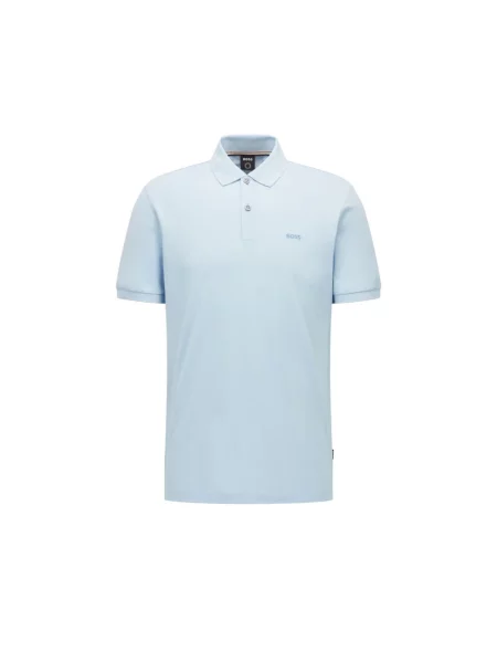 BOSS koszulka polo Pallas Mężczyźni jednolity XL niebieski