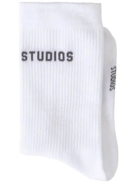 Copenhagen Studios Șosete sport murdar alb
