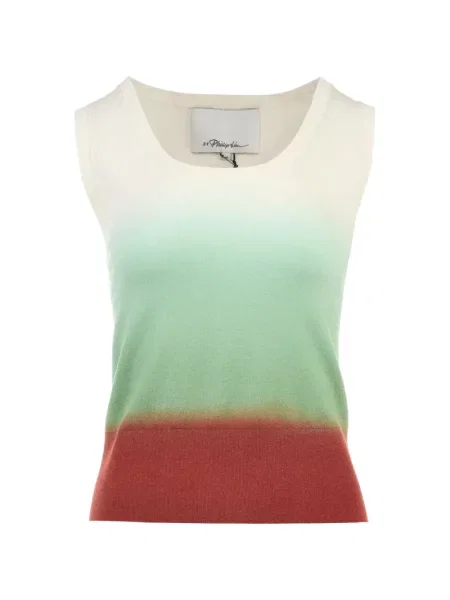 Top 3.1 Phillip Lim fără mâneci roșu