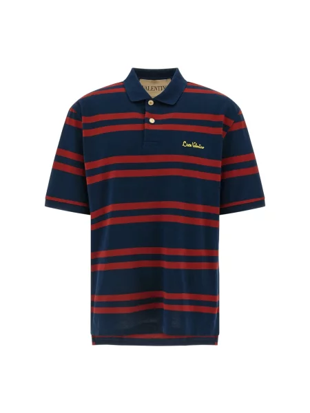 Lniana koszulka polo Valentino Garavani
