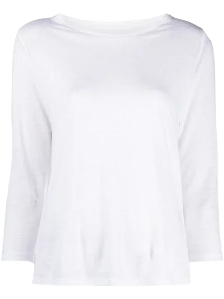 Majica Majestic Filatures 3/4 rukavi bijela