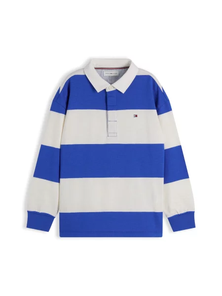 TOMMY HILFIGER Tricou albastru / roșu alb