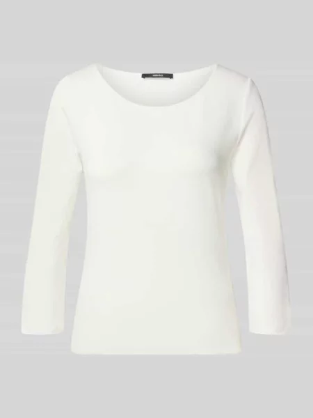 T-shirt o kroju regular fit z mieszanki model Kirosa' Someday biała