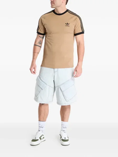 Tricou Adidas cu dungi violet