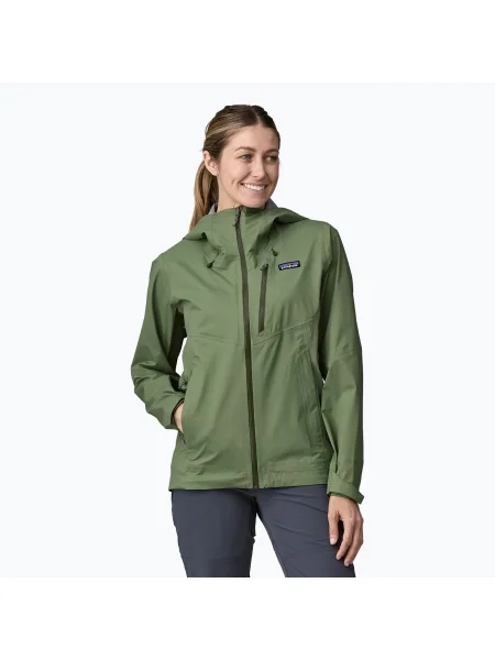 Jachetă de ploaie pentru femei Patagonia Granite Crest Rain terrain green verde