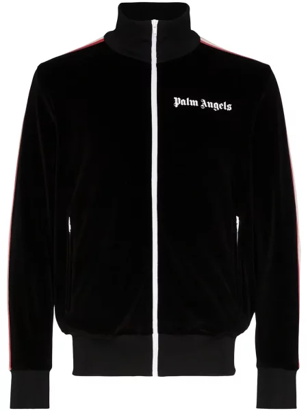 Geacă Palm Angels cu imagine alergare negru