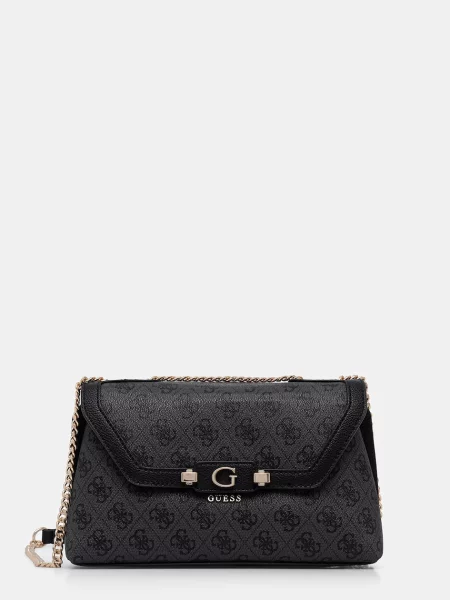 Guess geantă crossbody pentru femei cu imitație de piele LINDSEY gri