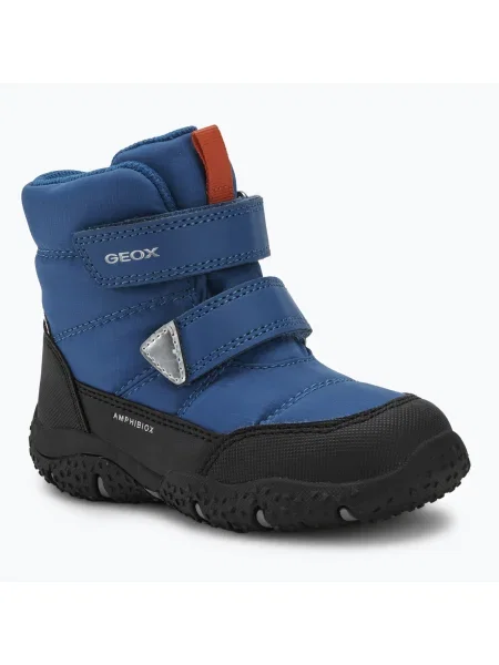 Детски ботуши за сняг Geox Baltic ABX royal/orange синьо