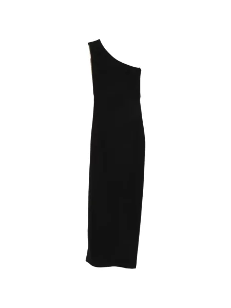 Rochie maxi Elisabetta Franchi cu un umăr gol negru
