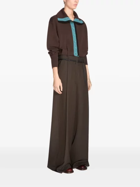 Pantaloni Dries Van Noten maro