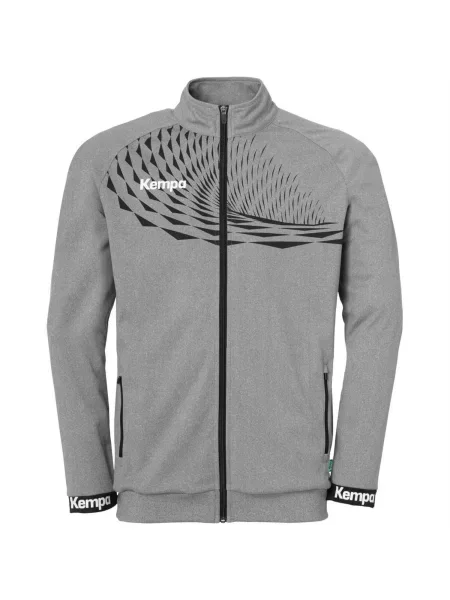 Poliestrowa bluza dresowa Kempa Wave 26 szara