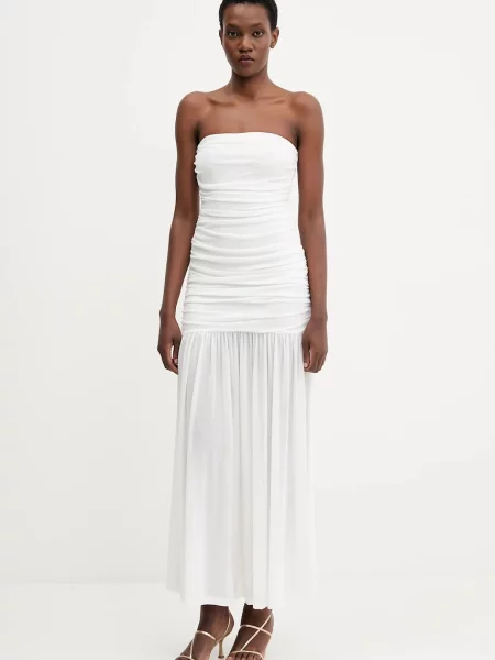 Bardot Rochie de seară Solana Mesh alb