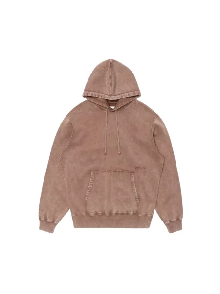 Bluza z kapturem Edwin z kapturem brązowa