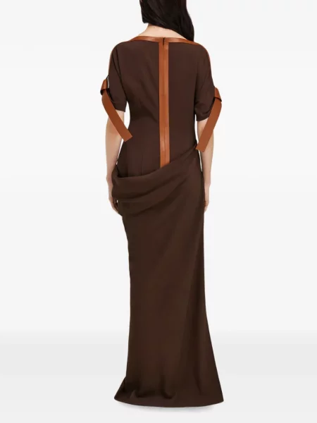 Lung rochie Ferragamo maro