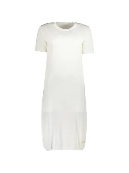 Scurt rochie mini Cavalli Class alb
