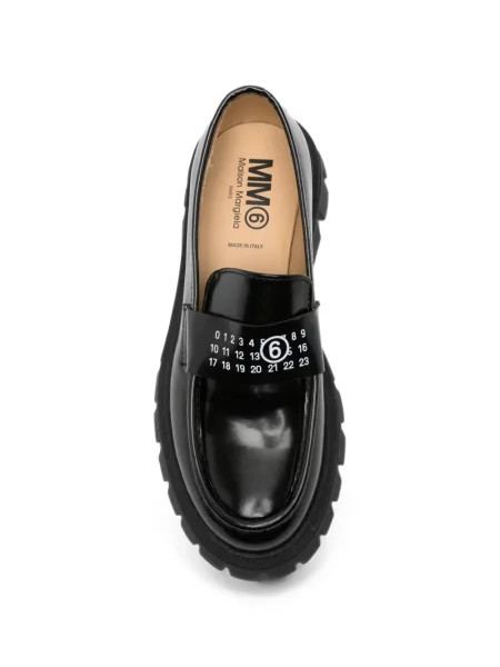 Dětské mokasíny Mm6 Maison Margiela černé
