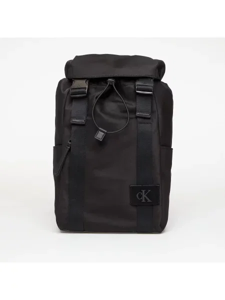 Calvin Klein Σακίδιο Canvas Mix Backpack μαύρο