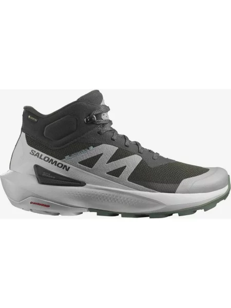 Buty trekkingowe Salomon Elixir Activ Mid GORE-TEX brązowo-szare szare