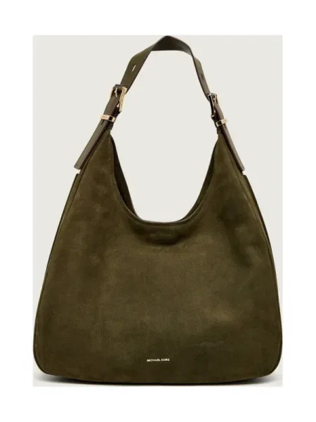 Geanta de piele Michael Kors din piele verde