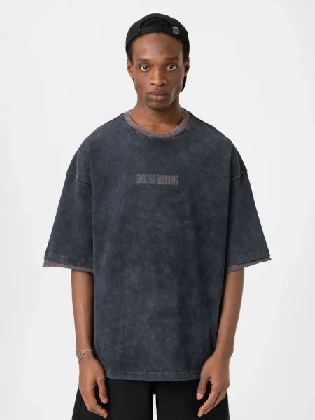 Dandalo Tricou gri negru