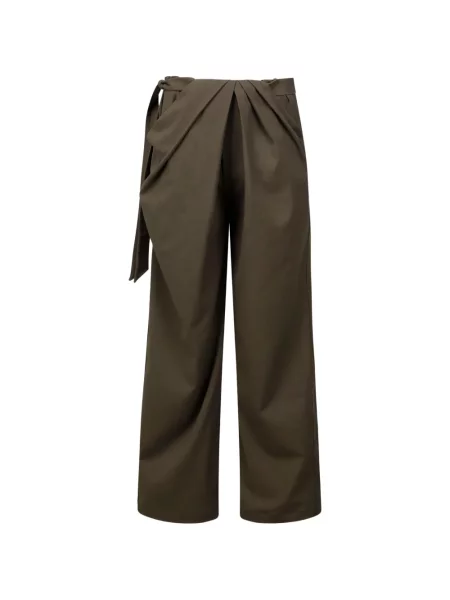 Pantaloni Nache drapate gri